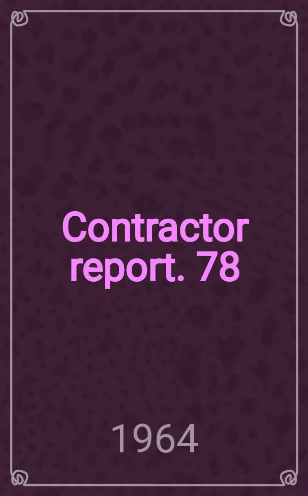 Contractor report. 78 : Pigment particle size separation
