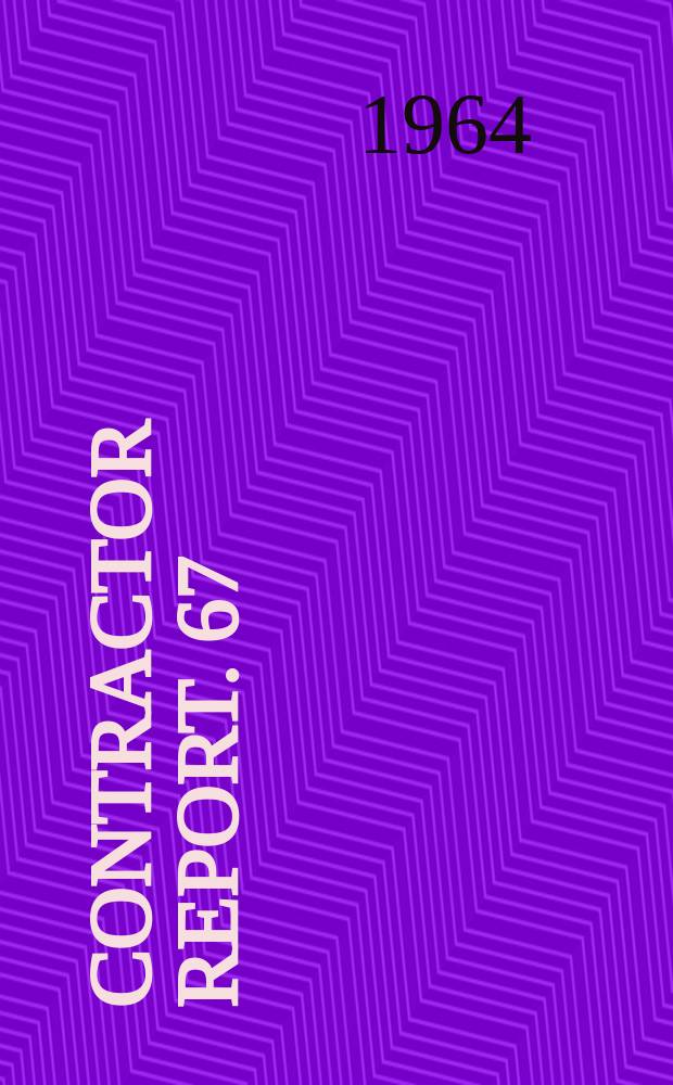 Contractor report. 67 : Planetary physics