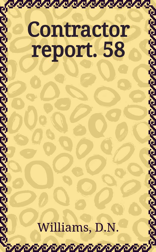 Contractor report. 58 : Development of aluminum castings with high impact strength at low temperatures