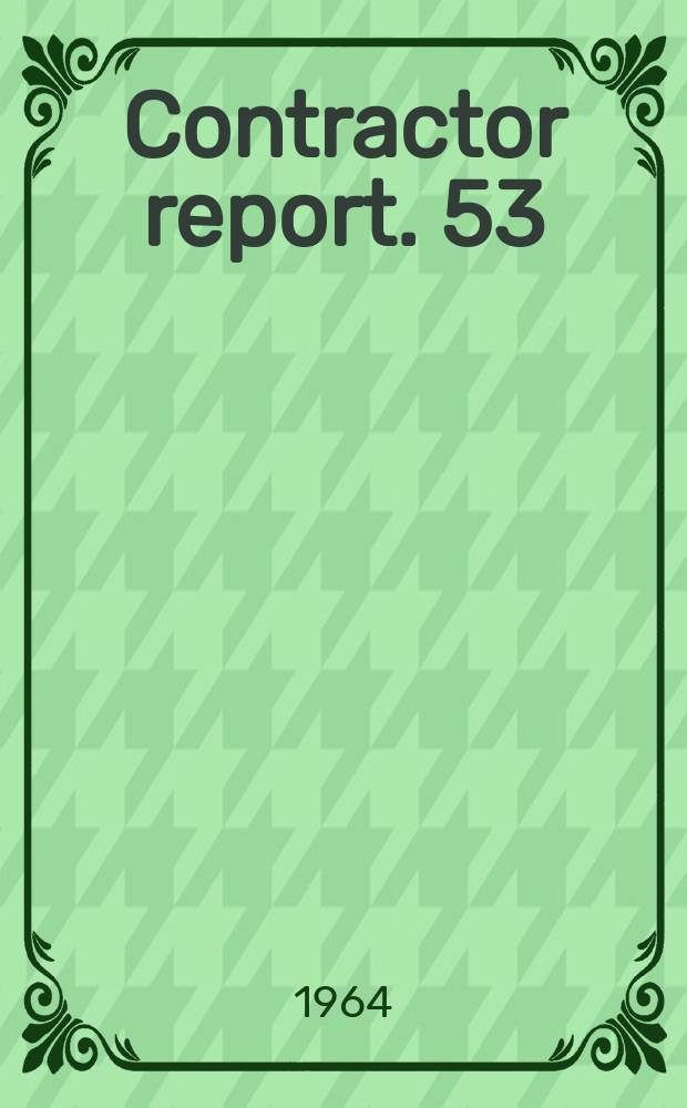 Contractor report. 53 : Attitude sensor study
