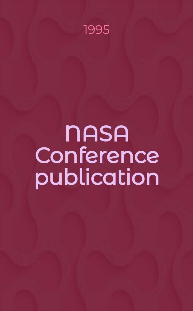 NASA Conference publication : Thermal barrier coating workshop (1995; Cleveland). Proceedings ...