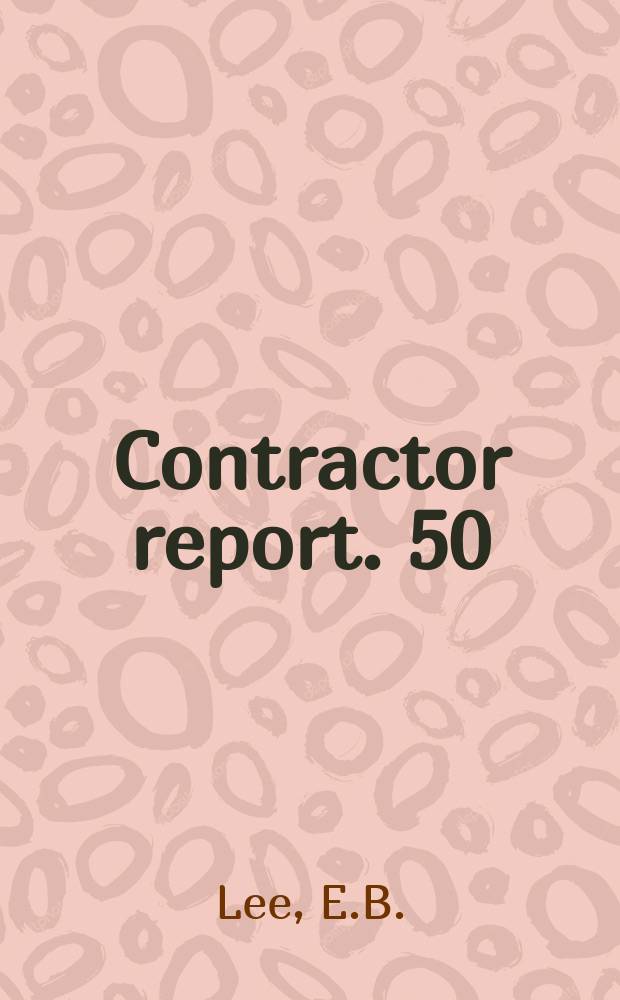 Contractor report. 50 : Rocket booster control