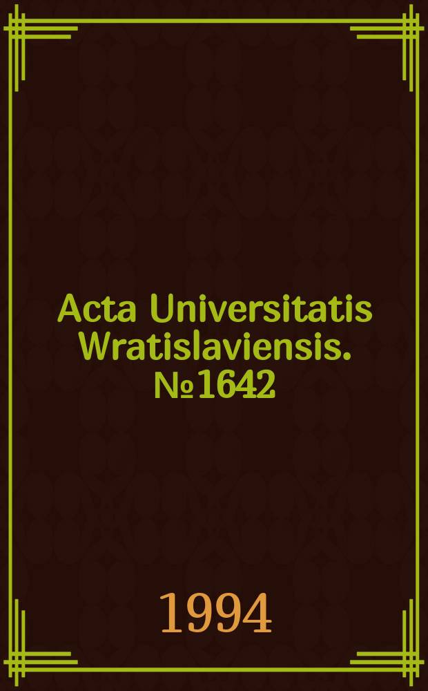 Acta Universitatis Wratislaviensis. №1642 : Aspekty algebraiczne systemu modalnego Gödla - Löba