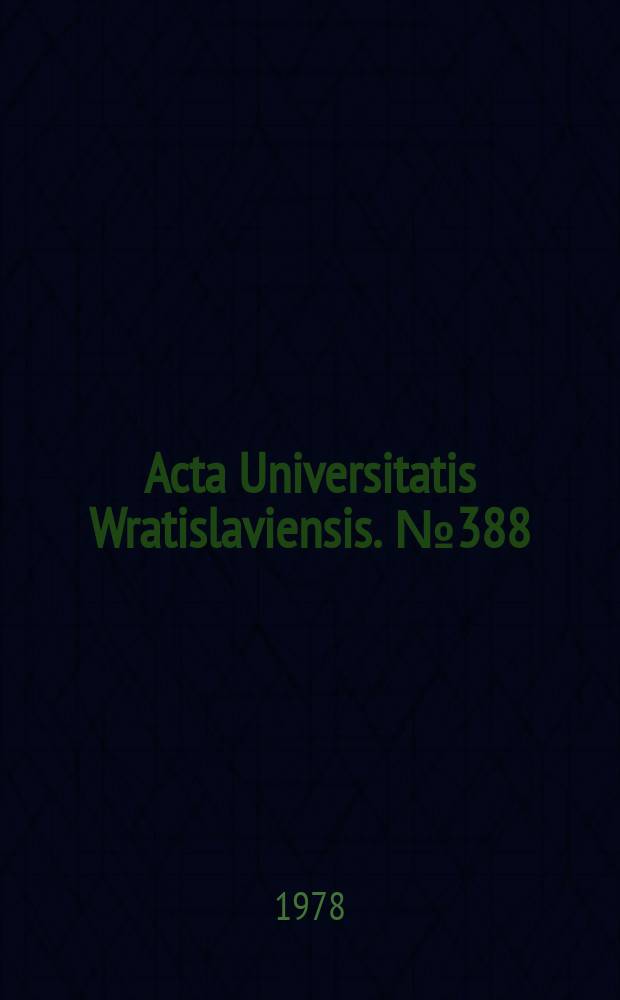 Acta Universitatis Wratislaviensis. №388 : "Domain structure of ferroelectrics", seminar Karpacz, 1976