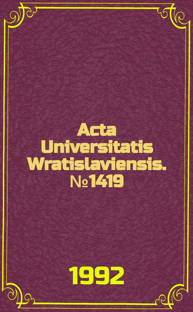 Acta Universitatis Wratislaviensis. №1419 : Electronic structure &alpha; metal-hydrogen systems studied