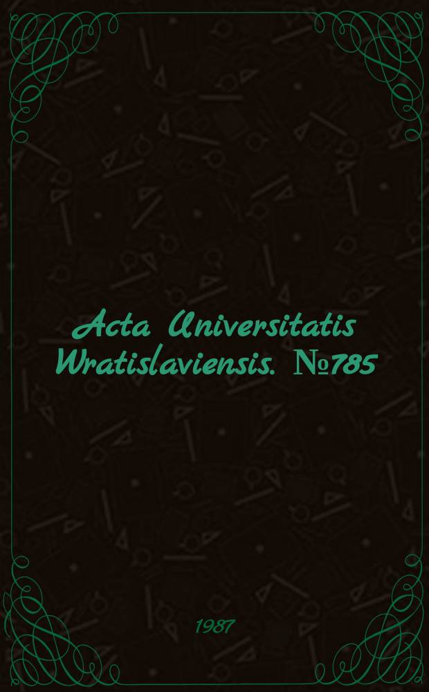 Acta Universitatis Wratislaviensis. №785 : Sprawy socjalne w programach..