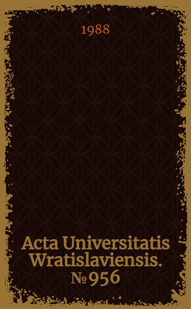 Acta Universitatis Wratislaviensis. №956 : Kultura polityczna robotników