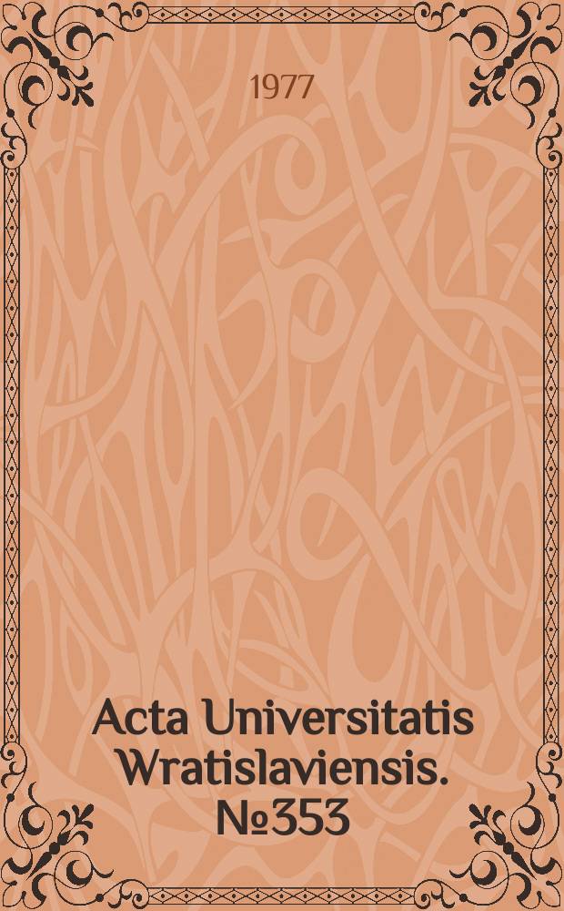 Acta Universitatis Wratislaviensis. №353 : Filozofia w ZSRR