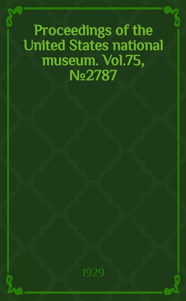 Proceedings of the United States national museum. Vol.75, №2787 : A newly found meteoric stone reported by W.B. Lang from Peck's Spring, Midland County, Texas
