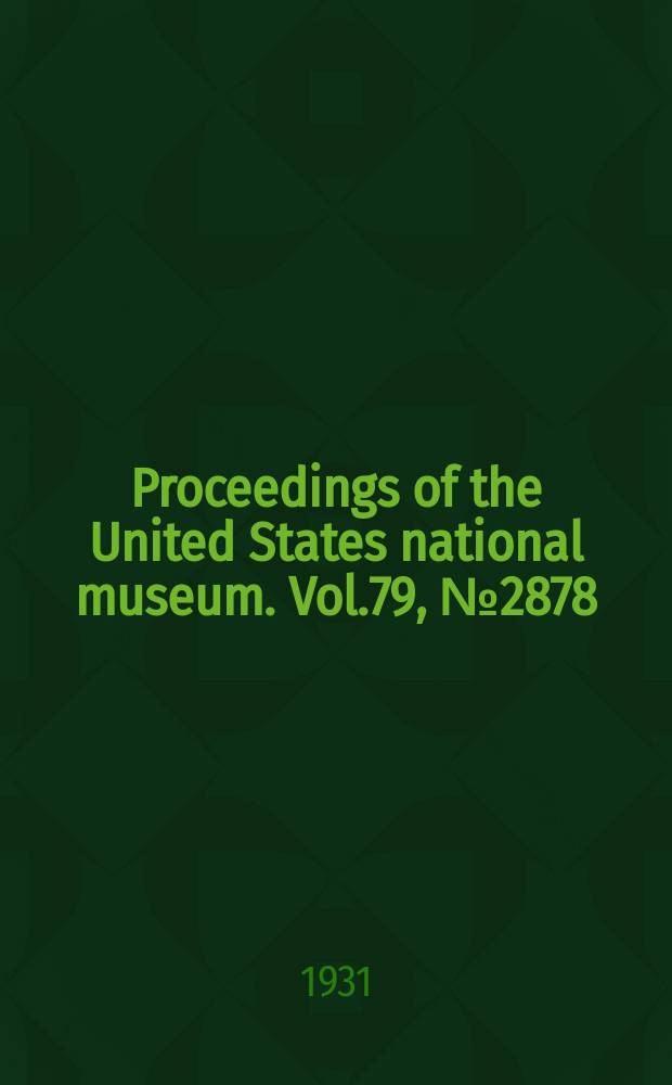 Proceedings of the United States national museum. Vol.79, №2878 : A new pearl oyster from the Hawaiian Islands