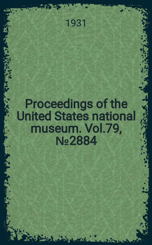 Proceedings of the United States national museum. Vol.79, №2884 : Two new lungworms from North American ruminants and a note on the lungworms of sheep in the United States