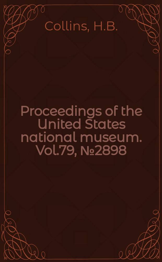 Proceedings of the United States national museum. Vol.79, №2898 : Excavations at a prehistoric Indian village site in Mississippi
