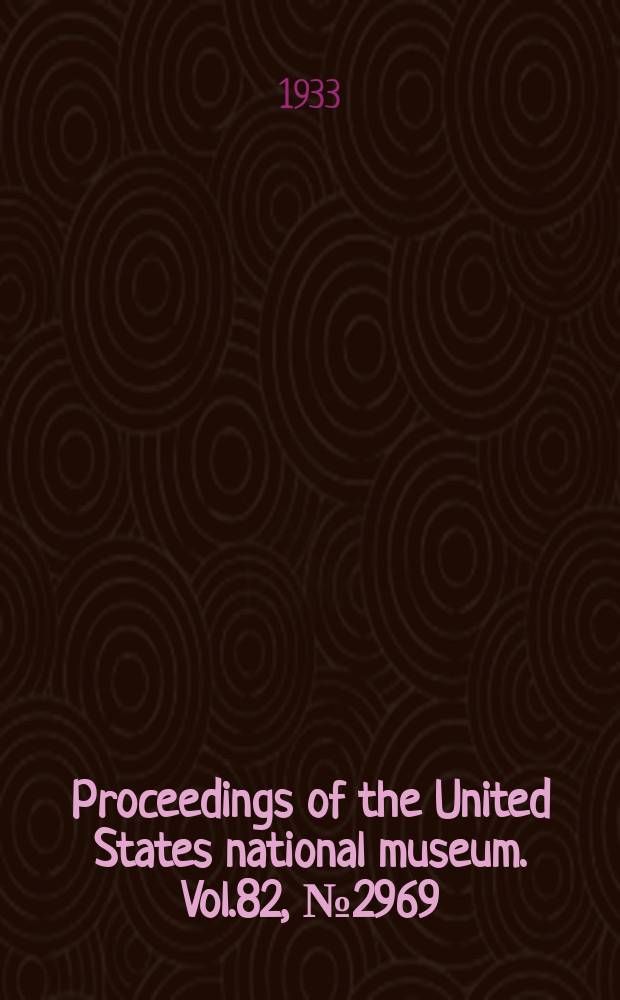 Proceedings of the United States national museum. Vol.82, №2969 : Revision of the beetles of the genus Disonycha occurring in America North of Mexico