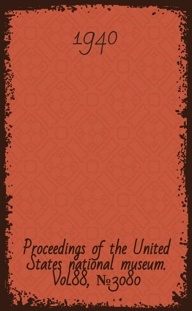 Proceedings of the United States national museum. Vol.88, №3080 : Cestrocrinus, a new fossil inadunate crinoid genus