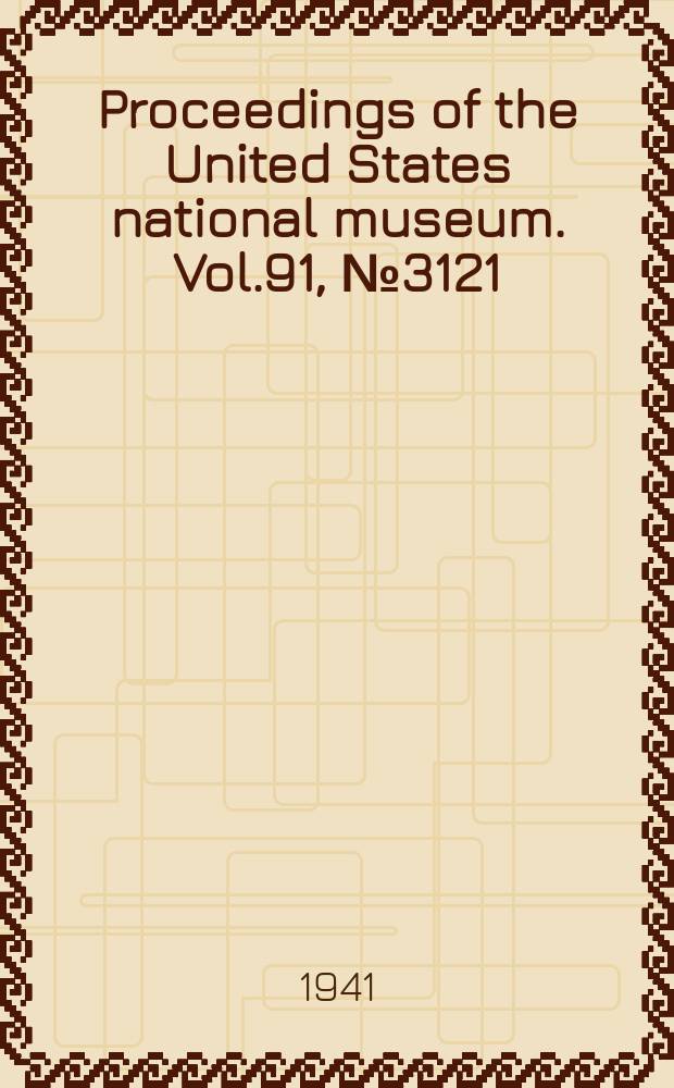Proceedings of the United States national museum. Vol.91, №3121 : The mammalian faunas of the Paleocene of Central Utah, with notes on the geology