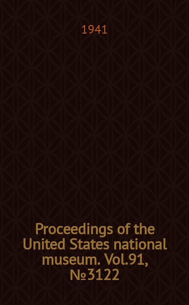 Proceedings of the United States national museum. Vol.91, №3122 : A new fossil crocodilian from Colombia
