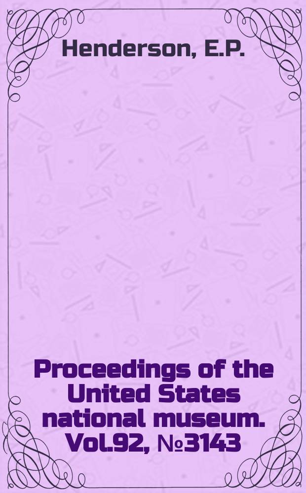 Proceedings of the United States national museum. Vol.92, №3143 : Sardis (Georgia) meteorite
