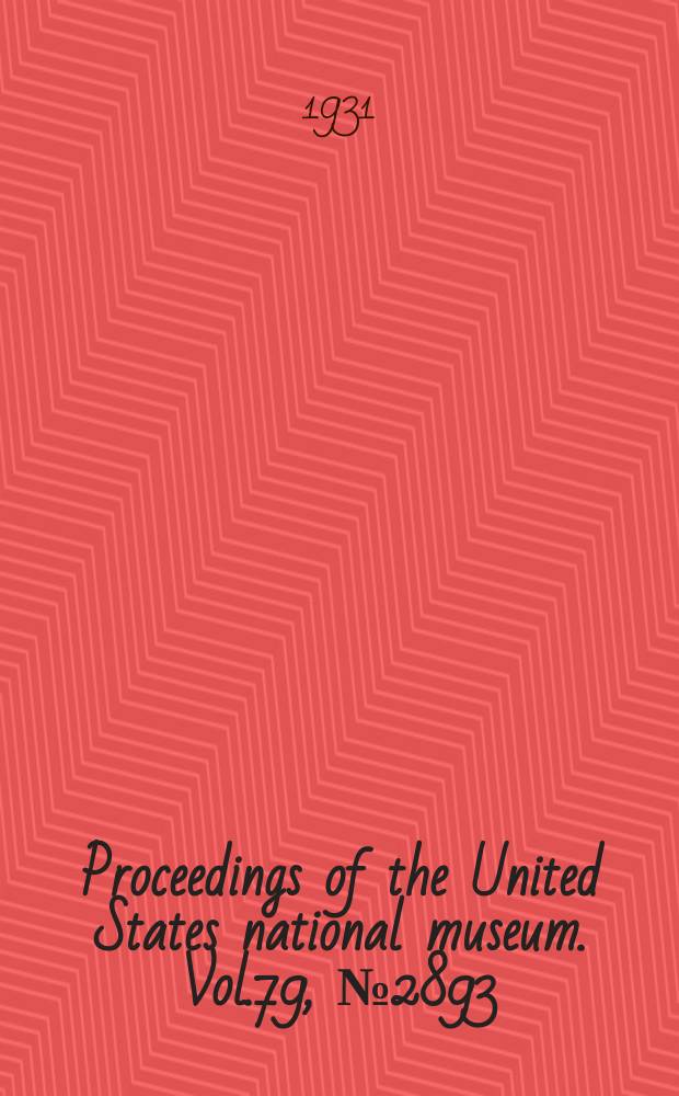 Proceedings of the United States national museum. Vol.79, №2893 : Some new Middle Cambrian fossils from British Columbia