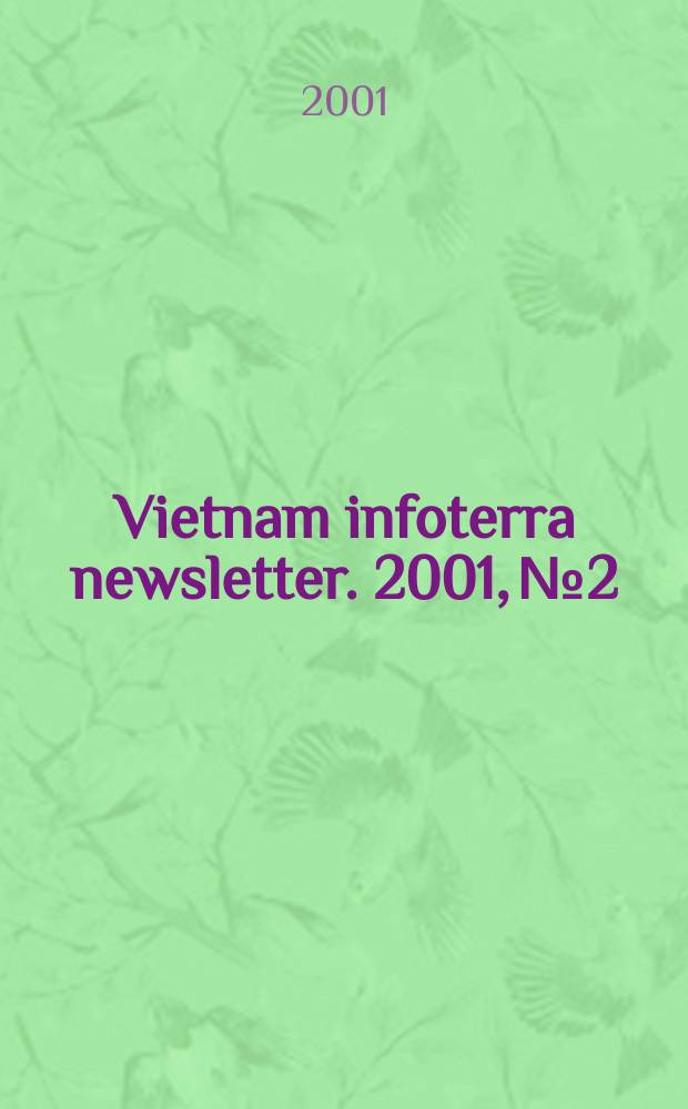 Vietnam infoterra newsletter. 2001, №2
