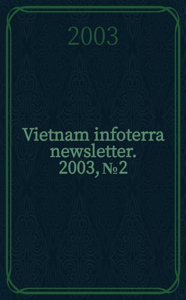 Vietnam infoterra newsletter. 2003, №2