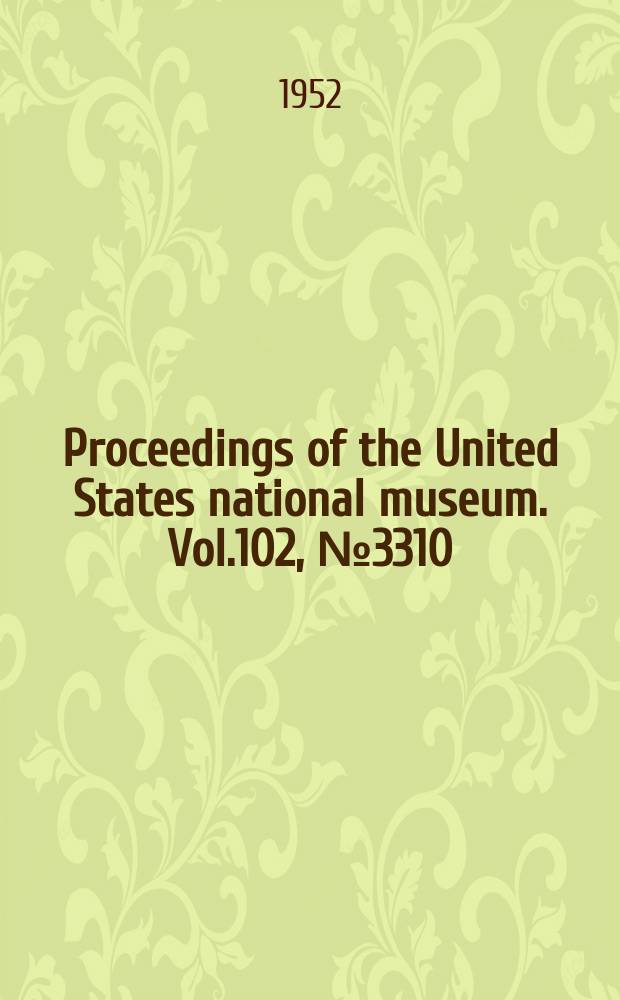 Proceedings of the United States national museum. Vol.102, №3310 : Review of the fishes of the blennioid genus Ecsenius, with descriptions of five new species