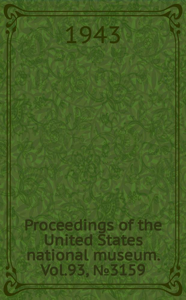 Proceedings of the United States national museum. Vol.93, №3159 : Some American geometrid moths of the subfamily Ennominae heretofore associated with or closely related to Ellopia Treitschke