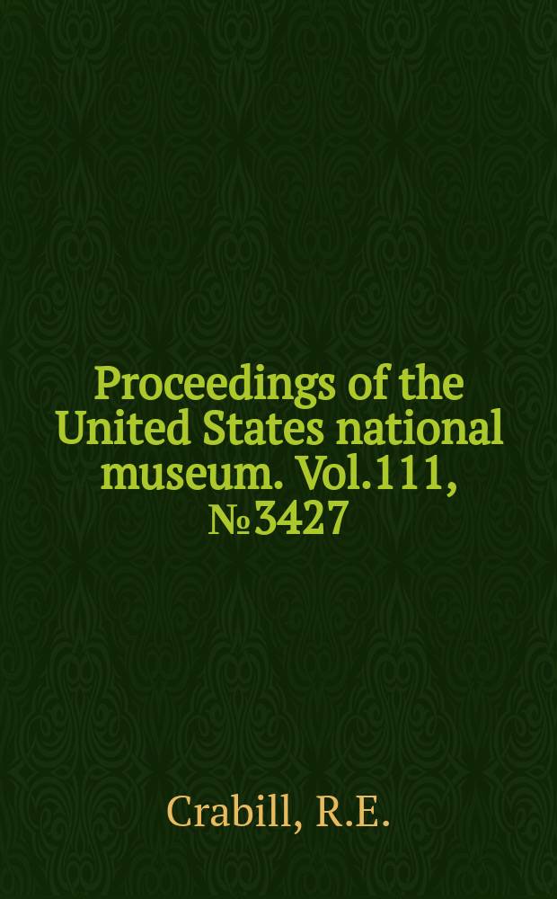 Proceedings of the United States national museum. Vol.111, №3427 : Centipedes of the Smithsonian-Bredin expeditions to the West Indies