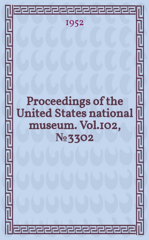 Proceedings of the United States national museum. Vol.102, №3302 : Echinoderms from the Marshall Islands