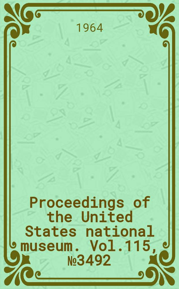 Proceedings of the United States national museum. Vol.115, №3492 : The Jambelí culture of south coastal Ecuador