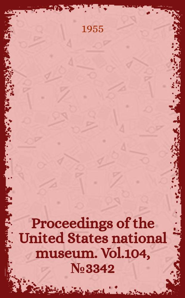 Proceedings of the United States national museum. Vol.104, №3342 : Biology and taxonomy of North American beetles of the subfamily Geotrupinae, with revisions of the genera Bolbocerosoma, Eucanthus, Geotrupes, and Peltotrupes (Scarabaeidae)