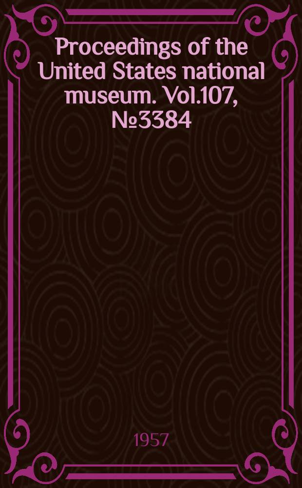 Proceedings of the United States national museum. Vol.107, №3384 : New American cynipid wasps from oak gallis