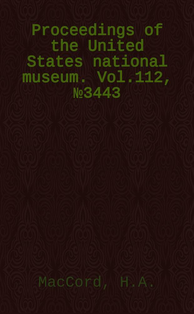Proceedings of the United States national museum. Vol.112, №3443 : Cultural sequences in Hokkaido Japan
