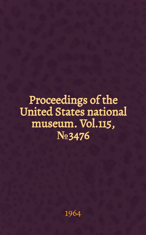 Proceedings of the United States national museum. Vol.115, №3476 : Additional information on the morphology of an embryo whale shark