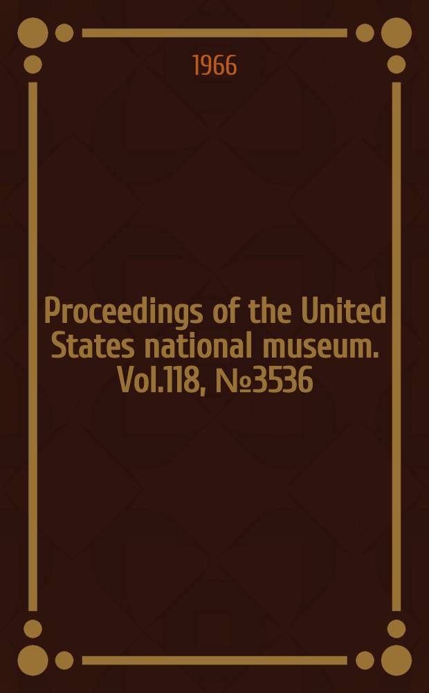 Proceedings of the United States national museum. Vol.118, №3536 : Decapod crustacean from St. Helena Islands, South Atlantic