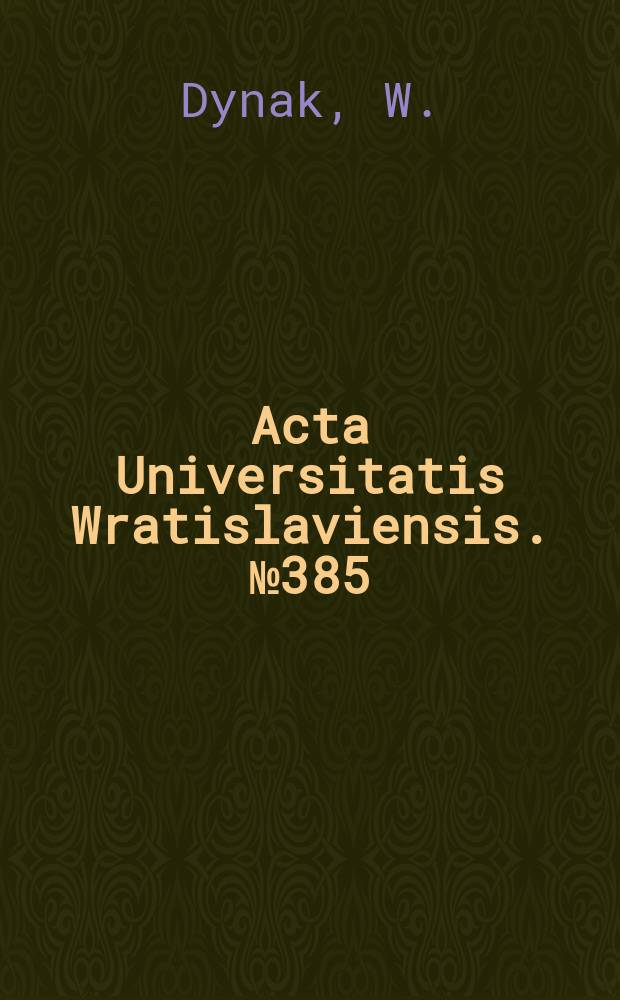 Acta Universitatis Wratislaviensis. №385 : Lektura w szkole