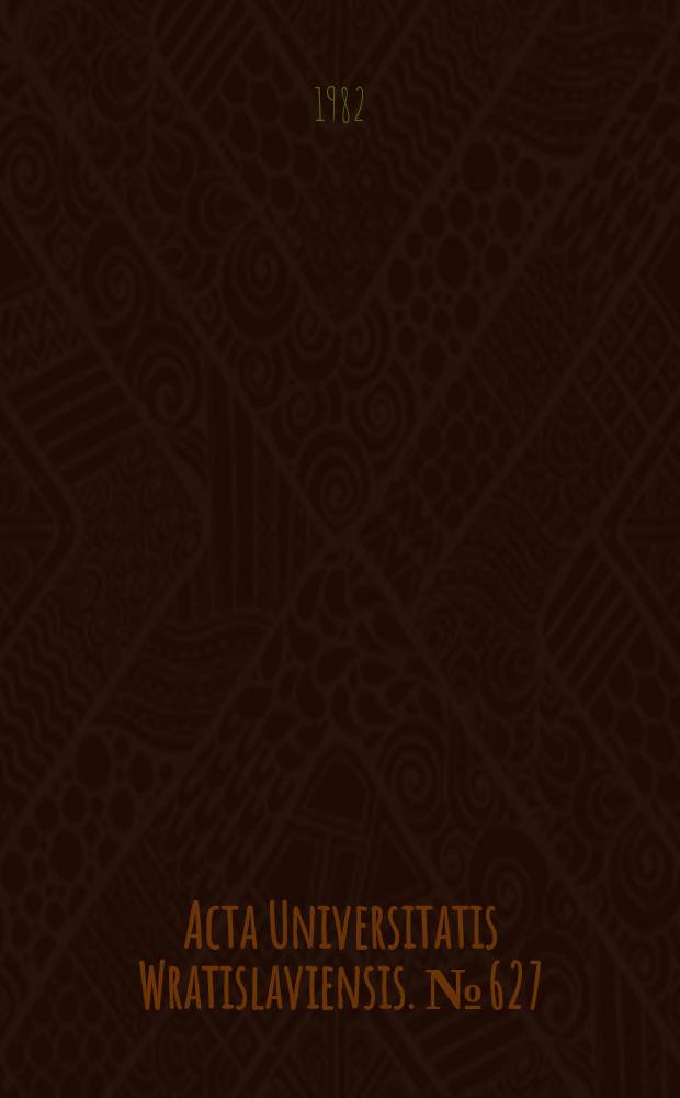 Acta Universitatis Wratislaviensis. №627 : R&oacute;żnicowanie kształcenia..