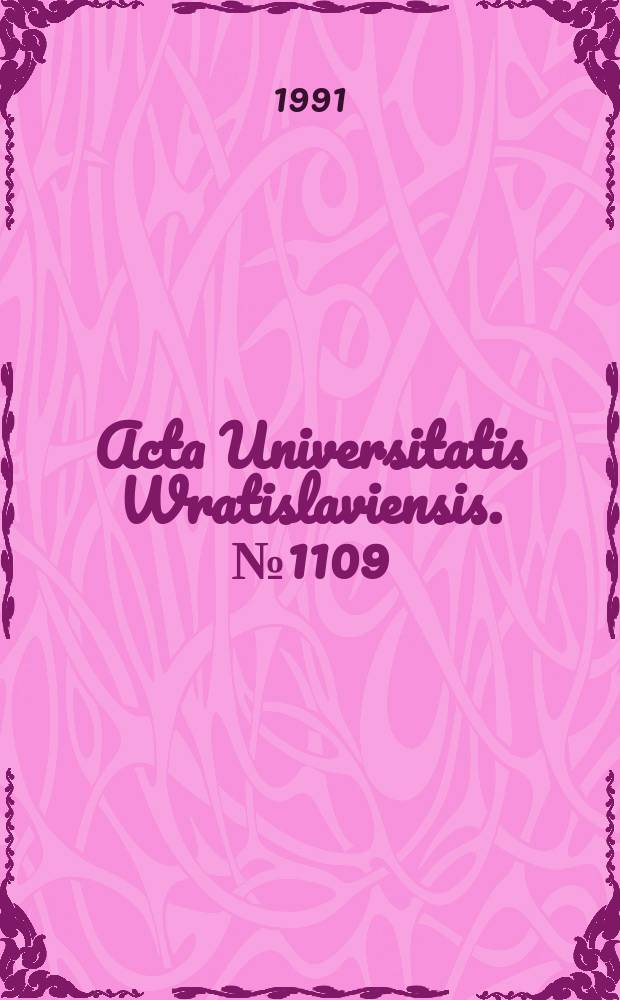 Acta Universitatis Wratislaviensis. №1109 : Nieprzystosowanie i niedostosowanie społeczne