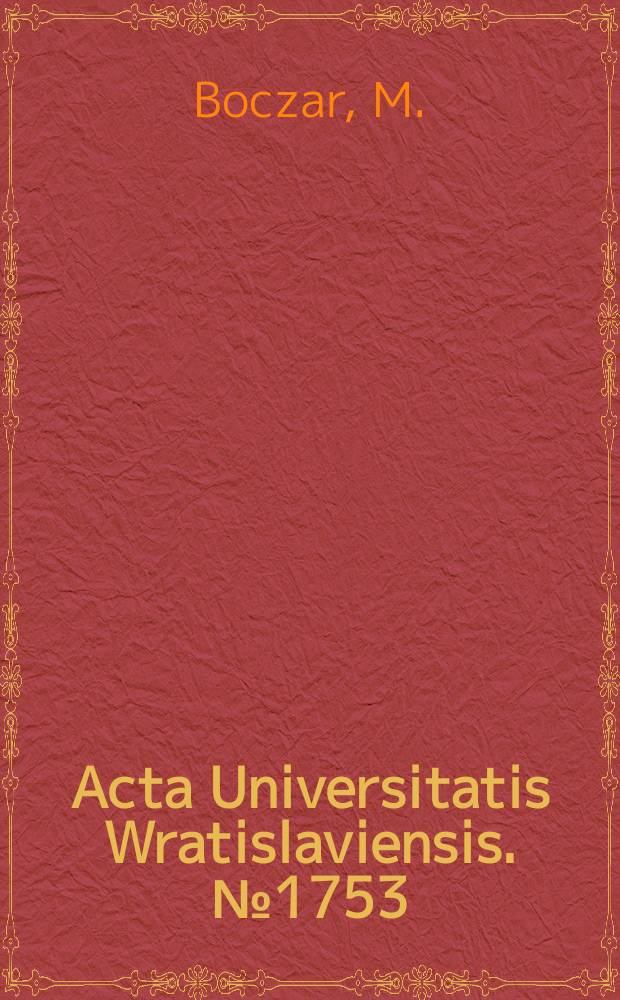 Acta Universitatis Wratislaviensis. №1753 : Kształtowanie pojęć -alternatywa dydaktyczna