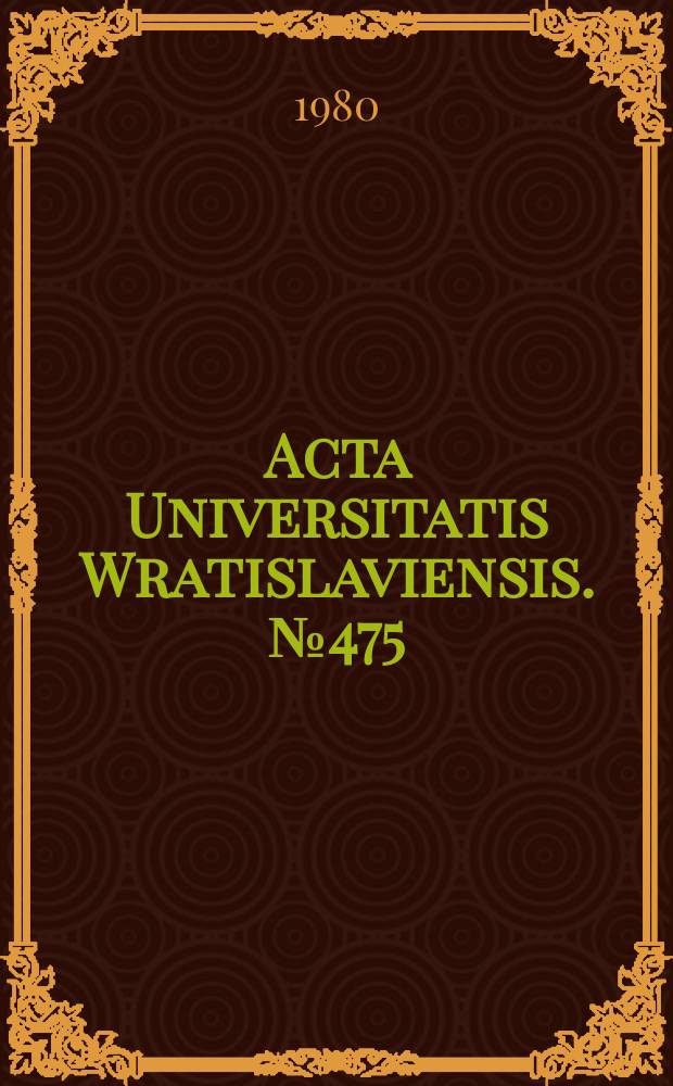 Acta Universitatis Wratislaviensis. №475 : Mechanizmy funkcjonowania aspiracji