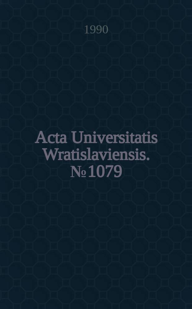 Acta Universitatis Wratislaviensis. №1079 : Trening psychologiczny jako metoda optymalizacji