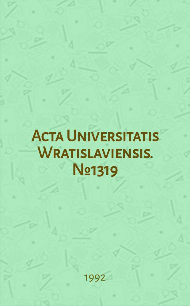 Acta Universitatis Wratislaviensis. №1319 : Wybrane aspekty psychologicznej problematyki przygotowania do życia