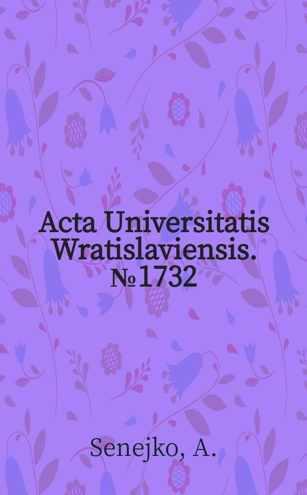 Acta Universitatis Wratislaviensis. №1732 : Aktywność obronna dzieci
