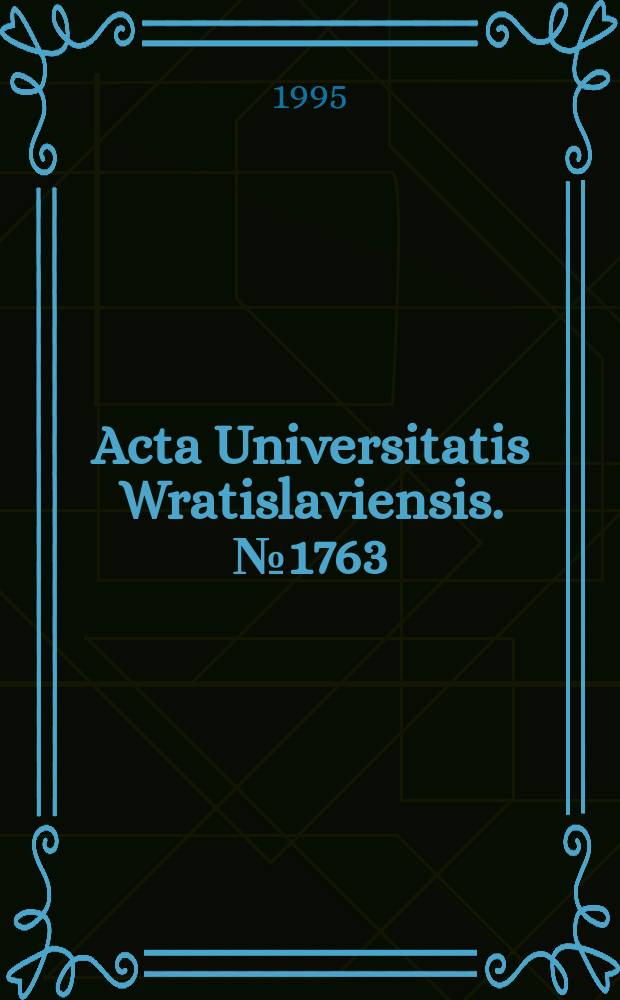 Acta Universitatis Wratislaviensis. №1763 : O poznawaniu ludzi i deformacjach wiedzy społecznej
