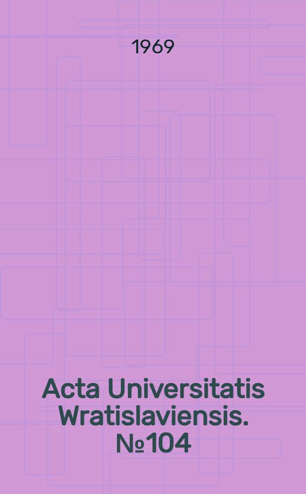 Acta Universitatis Wratislaviensis. №104 : Instytucja dekretu z mocą ustawy