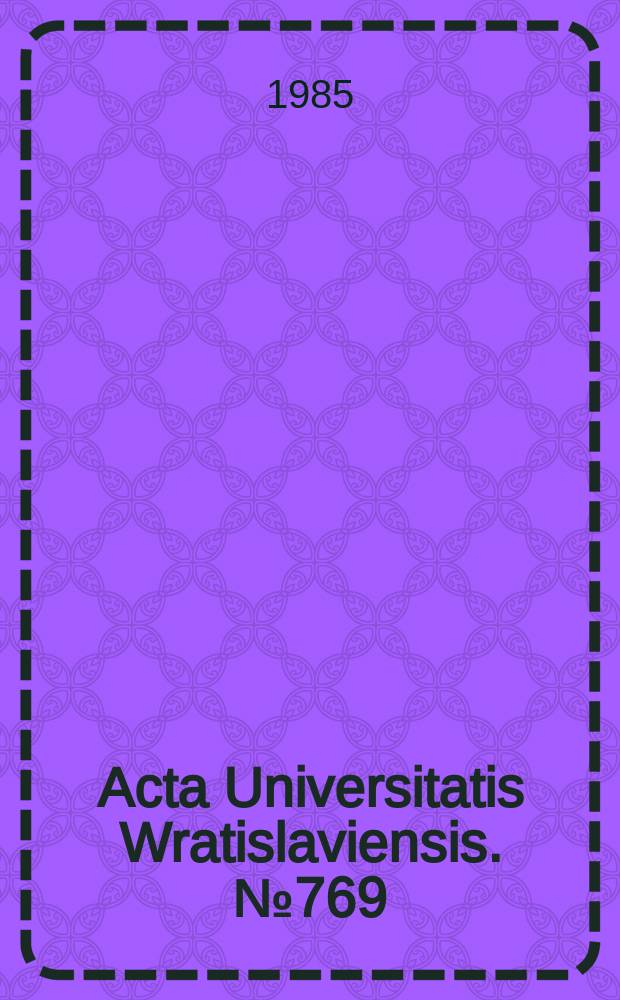 Acta Universitatis Wratislaviensis. №769 : Przestępstwo niegospodarności jako problem..