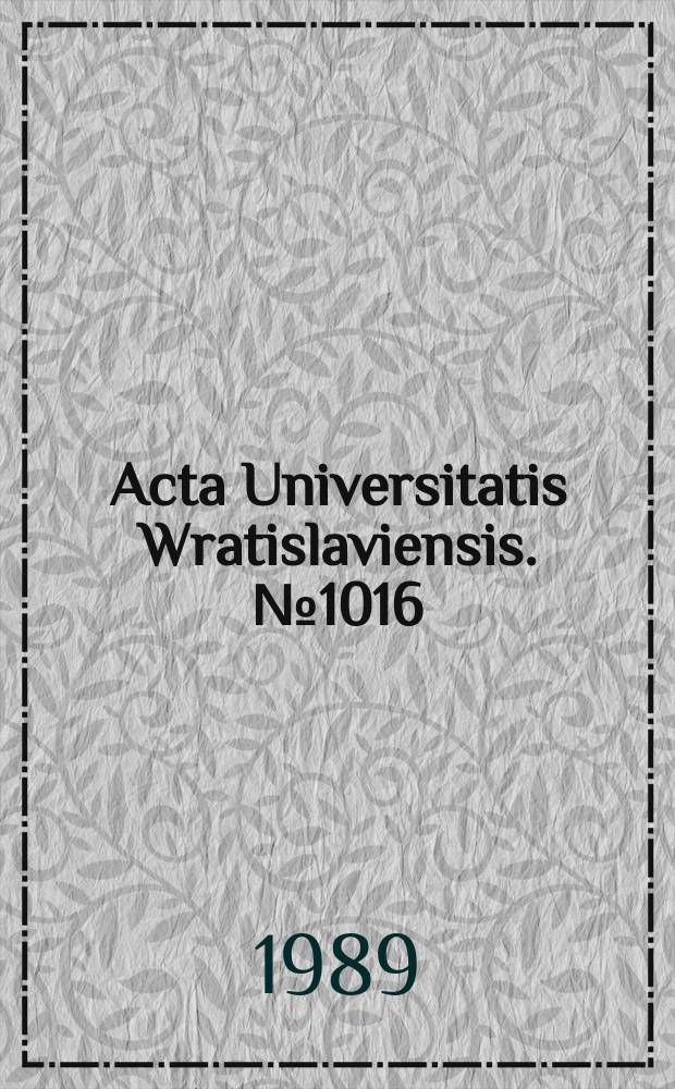 Acta Universitatis Wratislaviensis. №1016 : Dobra osobiste i ich..