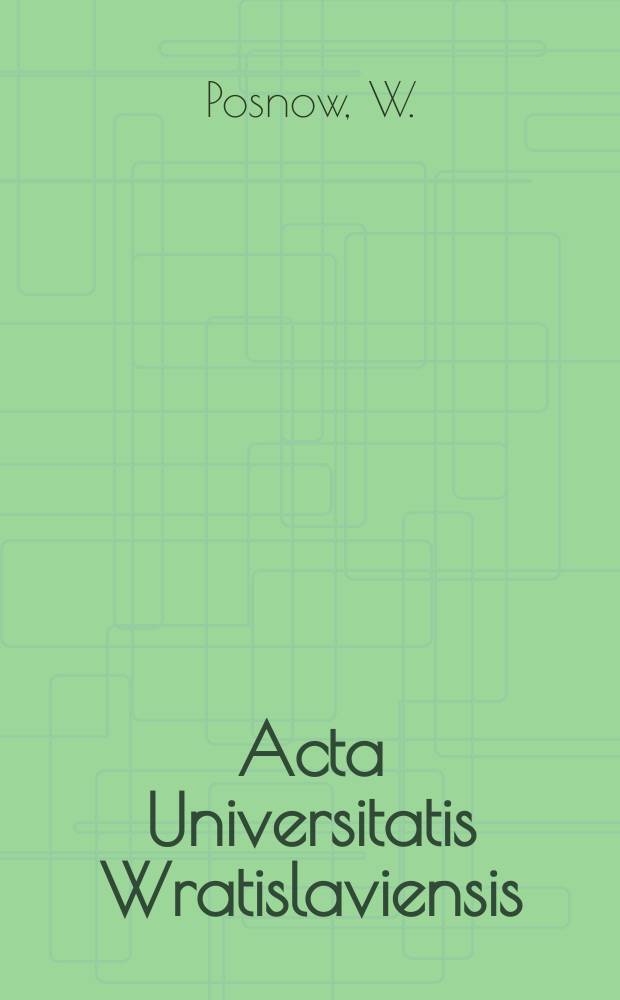 Acta Universitatis Wratislaviensis : Sytuacja pokrzywdzonego...