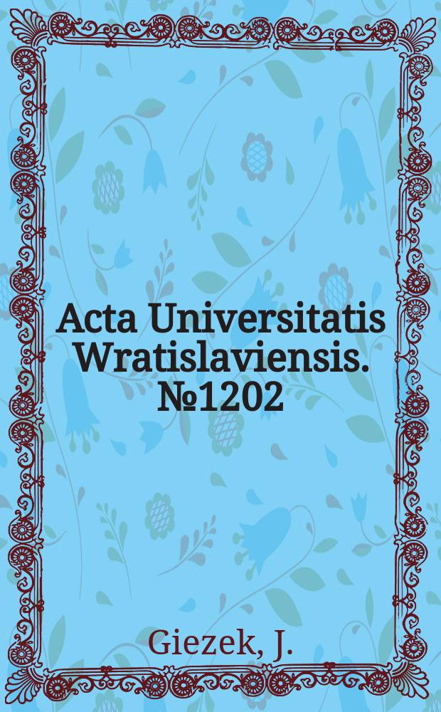 Acta Universitatis Wratislaviensis. №1202 : Okoliczności wpływające na sędziowski wymiar kary