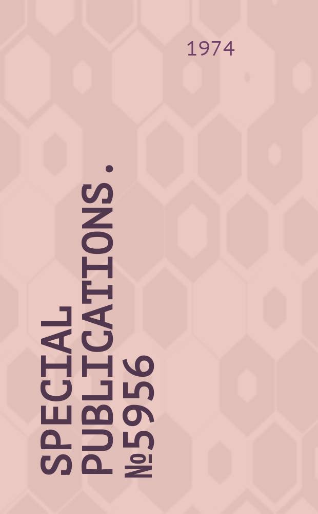 Special publications. №5956(01) : Automatic controls and regulators
