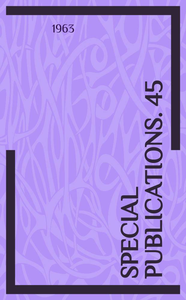 Special publications. 45 : Mercury project summary